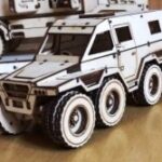 Laser Cut Armored Vehicle Free Vector