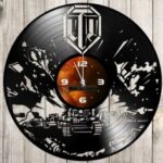 Laser Cut World Of Tanks Vinyl Record Wall Clock Free Vector