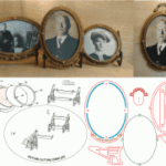 Laser Cut Vintage Picture Frames SVG File