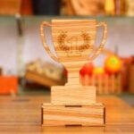 Laser Cut Wooden Trophy 3mm Free Vector