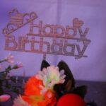 Laser Cut Girl Birthday Cake Topper Free Vector