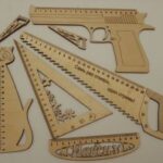 Laser Cut Engraved Wooden Rulers Free Vector