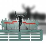 Laser Cut Marathon Medal Display Running Medal Holder Free Vector