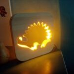 Laser Cut Hedgehog Night Light CNC Router Plans Free Vector