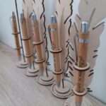 Laser Cut Pen Stand DXF File