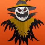 Laser Cut Cute Ghoul Halloween Decor SVG File
