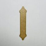 Laser Cut Unfinished Barber Pole Shape Wood Cutout Free Vector
