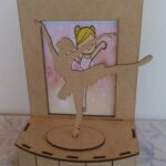 Laser Cut Ballerina On Stage Plywood DXF File