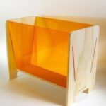 Laser Cut Magazine And Newspaper Holder DXF File