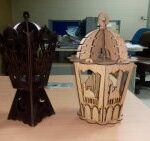 Laser Cut Islamic Wooden Ramadan Lantern DXF File