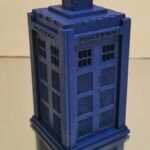 Laser Cut Tardis Christmas Tree Ornament SVG File