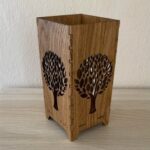 Laser Cut Night Candle Holder DXF File