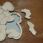 Laser Cut Dog Shaped Jigsaw Puzzle Free Vector