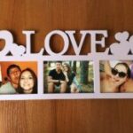 Laser Cut Love Photo Frames Free Vector
