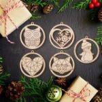 Laser Cut Christmas Toys Free Vector