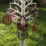 Laser Cut Tree Jewelry Holder Display Stand DXF File