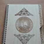 Laser Cut Notebook Cover Free Vector