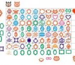 Decorative Vector Frames Collection Free Vector