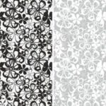 Seamless Flowers Sandblast Pattern Free Vector