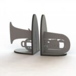 Book Support Trumpet Model Laser Cut DXF File