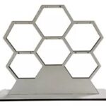 Laser Cut Hexagon Earring Holder