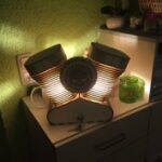 Harley Davidson table lamp dxf File