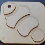 Laser Cut Wooden Fish Puzzle DXF File