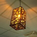 Laser Cut Wooden Pendant Light Hanging Lamp Free Vector