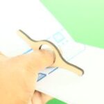 Laser Cut Book Page Holder Free Vector
