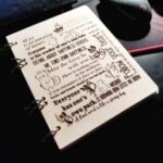 Laser Engraving Quotes Book Cover Free Vector
