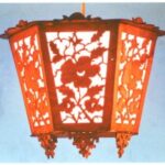 Laser Cut Pendant Light Free Vector
