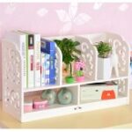 Laser Cut Multifunction Desktop Storage Rack Bookcase Shelf DXF File