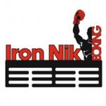 Laser Cut Boxing Medal Display Free Vector