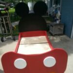Laser Cut Mickey Mouse Toddler Bed Template DXF File