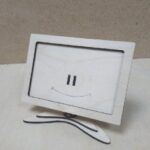 Laser Cut Photo Frame With Stand Free Vector