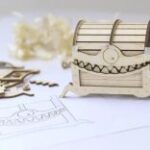 Laser Cut Halloween Treasure Chest Free Vector