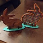 Laser Cut Rattan Easter Bunny SVG File
