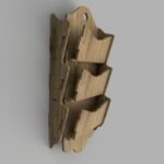 Laser Cut Hanging Wall Mount Magazine Holder Free Vector