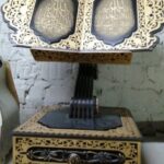 Laser Cut Islamic Quran Book Stand Quran Holder Free Vector