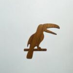 Laser Cut Toucan Shape Unfinished Wood Cutout Free Vector