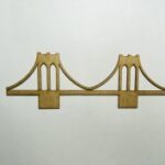 Laser Cut Unfinished Brooklyn Bridge Wood Cutout Free Vector
