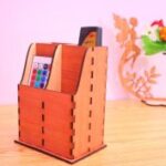 Laser Cut Remote Control Stand Holder Caddy DXF File
