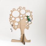Laser Cut Jewellery Tree 7mm Template Free Vector