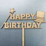 Laser Cut Magician Cake Topper Free Vector