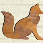 Laser Cut Fox Jigsaw Puzzle Free Vector