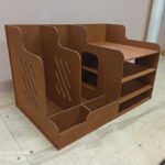 Laser Cut Workspace Organizer Desktop File Organizer Paper File Holder Free Vector