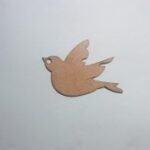 Laser Cut Bird Shape Unfinished Wood Craft Cutout Free Vector