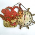 Laser Cut Octopus Wall Clock Free Vector