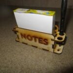 Laser Cut Pen and Notes Holder PDF File