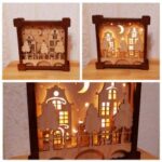 Laser Cut Night Lamp Free Vector